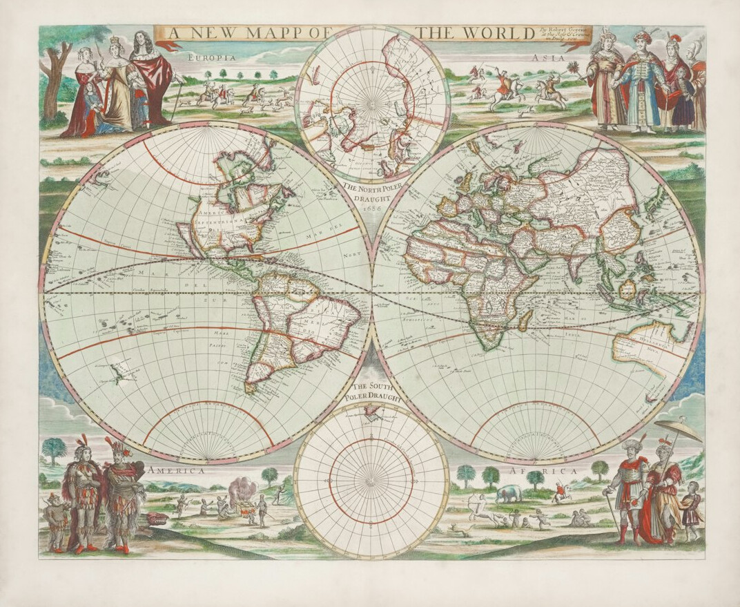 historical world map